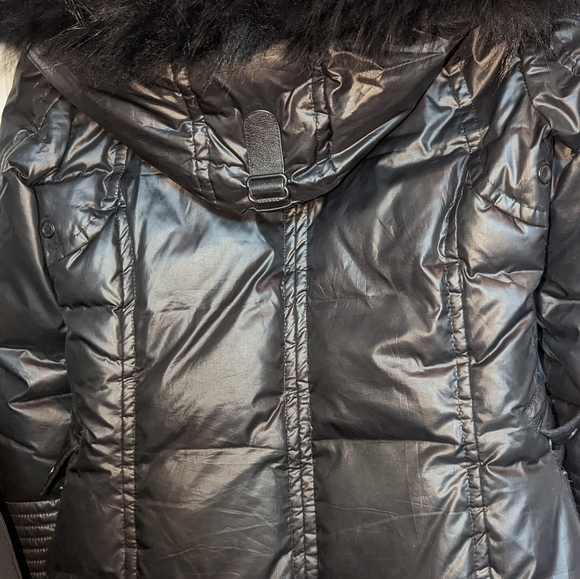 Rudsak black fur coat - Picture 3 of 9